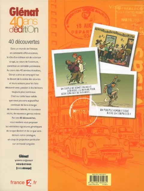 Verso de l'album Les Vacanciers Tome 1 Cuba tourista