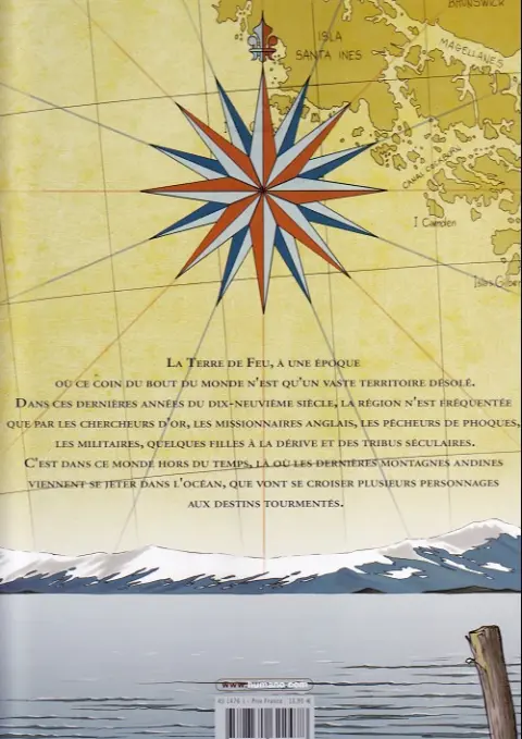 Verso de l'album Cap Horn Tome 1 La baie tournée vers l'Est