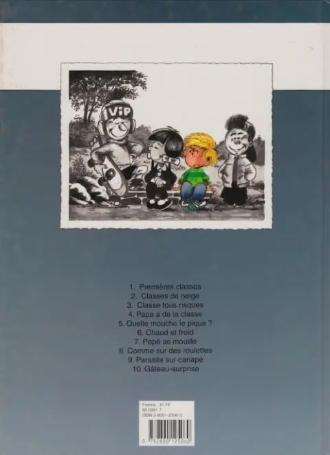 Verso de l'album Cédric Tome 6 Chaud et froid
