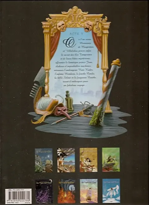 Verso de l'album De Cape et de Crocs Tome 5 Jean Sans Lune