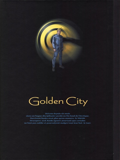 Verso de l'album Golden City Tome 3 Nuit polaire