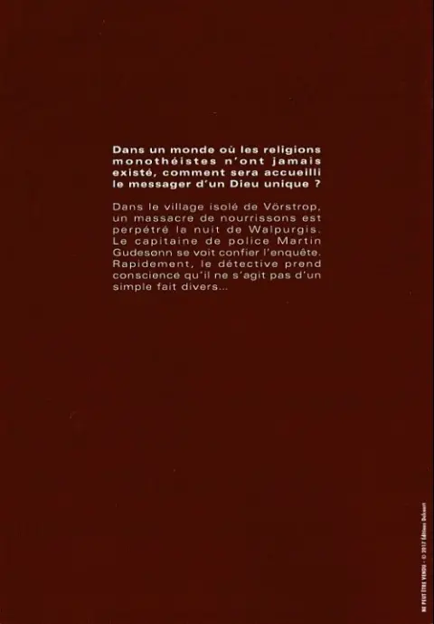 Verso de l'album Gudesonn Tome 1 La nuit de walpurgis