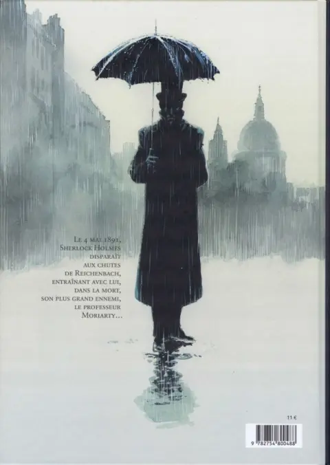 Verso de l'album Holmes Livre I L'Adieu à Baker Street