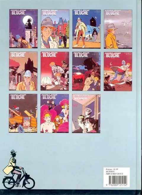 Verso de l'album Jérôme K. Jérôme Bloche Tome 6 Zelda