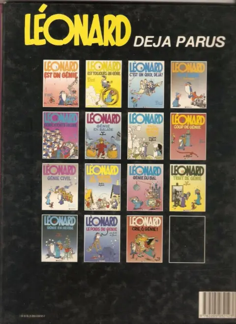 Verso de l'album Léonard Tome 5 Génie à toute heure