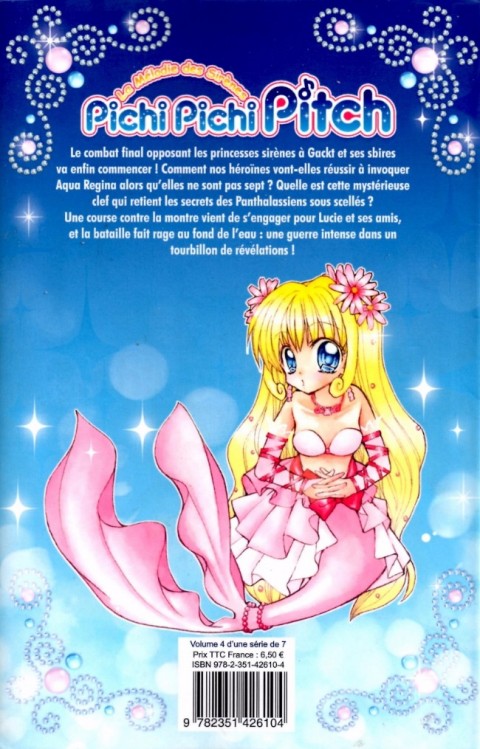 Verso de l'album Mermaid Melody - Pichi Pichi Pitch Tome 4