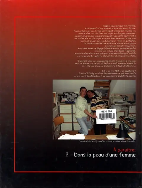 Verso de l'album Une femme dans la peau / Johanna Tome 1 Une femme dans la peau