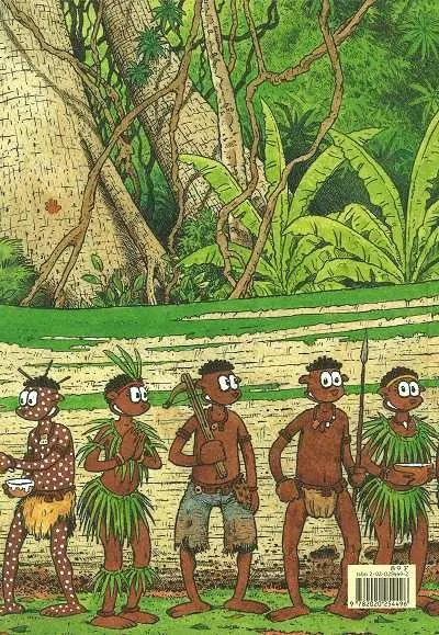 Verso de l'album Le pygmée géant