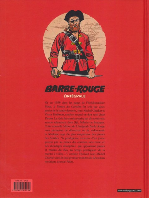 Verso de l'album Barbe-Rouge L'intégrale (Nouvelle édition) Tome 5 Le Pirate sans Visage