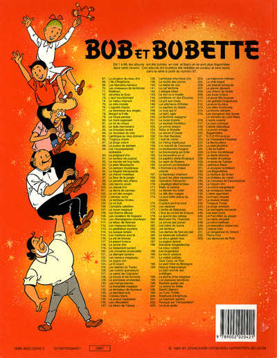 Verso de l'album Bob et Bobette Tome 253 Les épreuves de Piotr