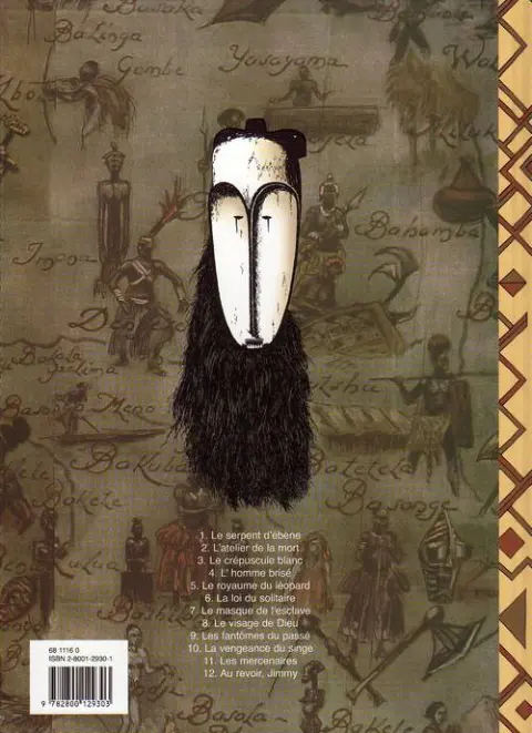 Verso de l'album Les aventures de Jimmy Tousseul Tome 12 Au revoir, Jimmy