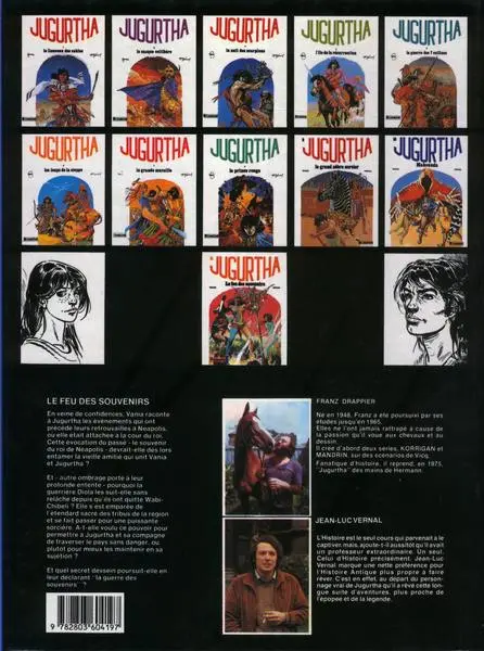 Verso de l'album Jugurtha Tome 11 Le feu des souvenirs