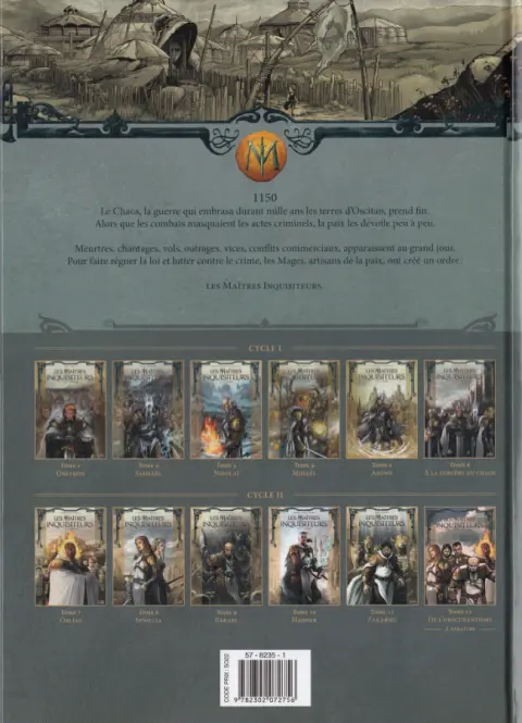 Verso de l'album Les Maîtres inquisiteurs Tome 11 Zakariel