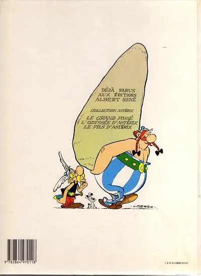 Verso de l'album Astérix Tome 27 Le fils d'Astérix