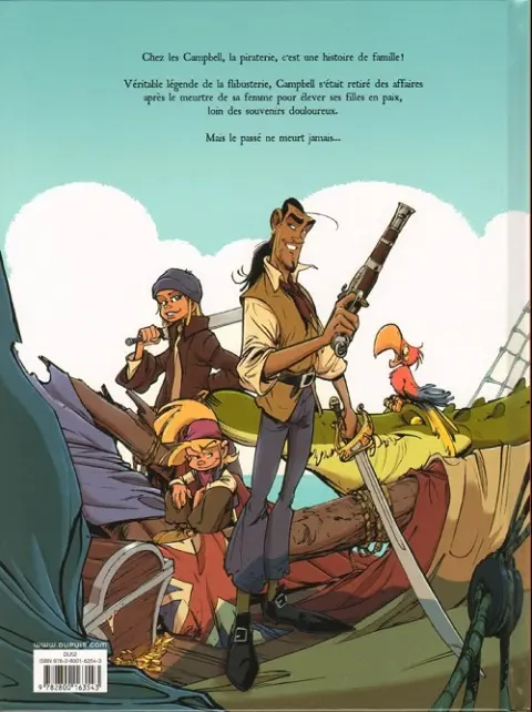 Verso de l'album Les Campbell Tome 3 Kidnappé !