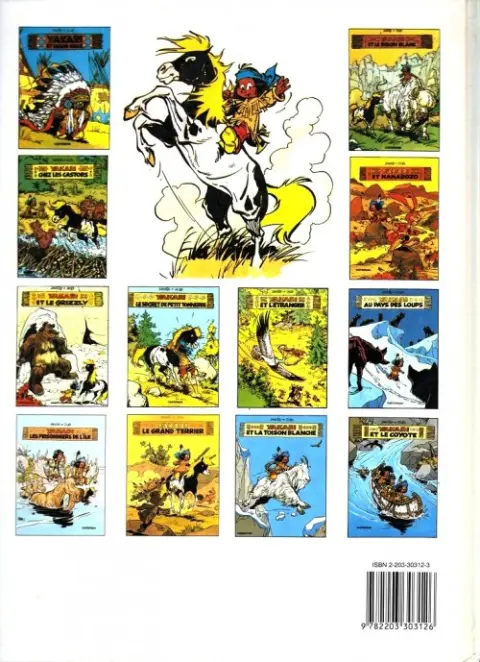 Verso de l'album Yakari Tome 12 Yakari et le coyote