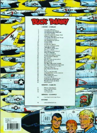 Verso de l'album Buck Danny Tome 38 La Vallée de la mort verte