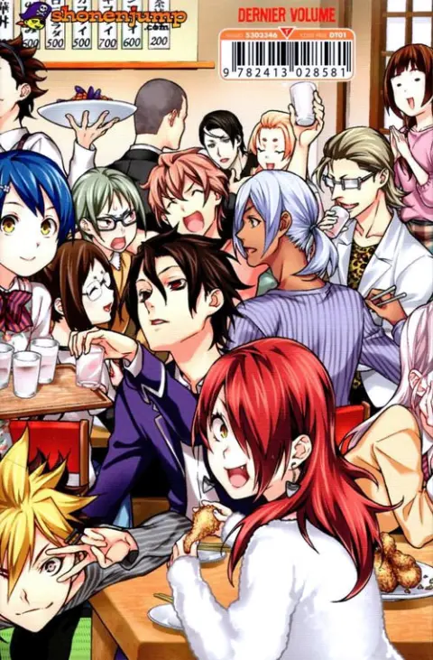 Verso de l'album Food Wars ! 36