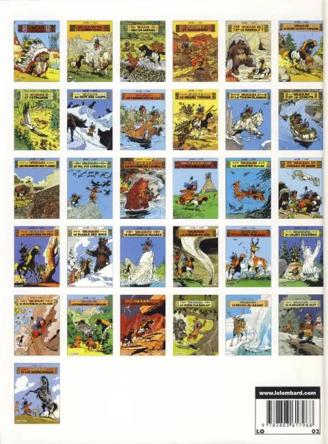 Verso de l'album Yakari Tome 25 Le mystère de la falaise