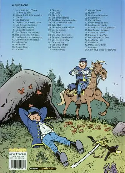 Verso de l'album Les Tuniques Bleues Tome 38 Les Planqués