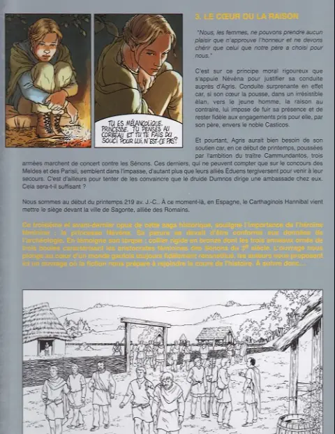 Verso de l'album Le Casque d'Agris Tome 3 Le cœur ou la raison