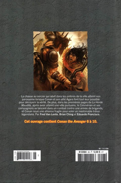 Verso de l'album The Savage Sword of Conan - La Collection Tome 98 La Horde maudite