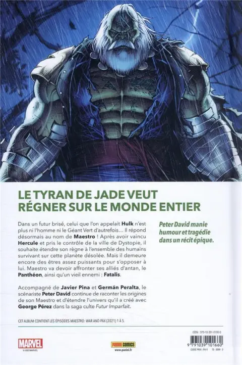 Verso de l'album Maestro Tome 2 Guerre & pax