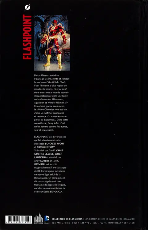 Verso de l'album Flashpoint