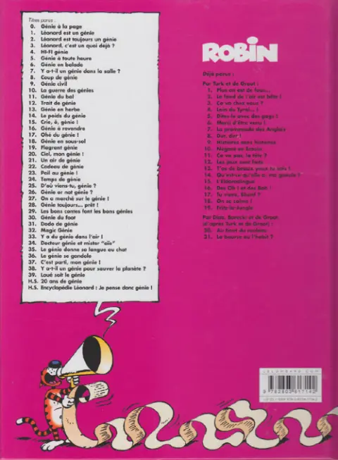 Verso de l'album Léonard Tome 16 Génie à revendre