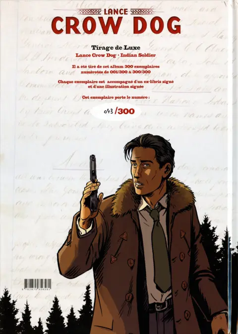 Verso de l'album Lance Crow Dog Tome 8 Indian soldier
