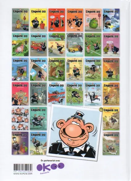 Verso de l'album L'Agent 212 Tome 15 L'appeau de l'ours