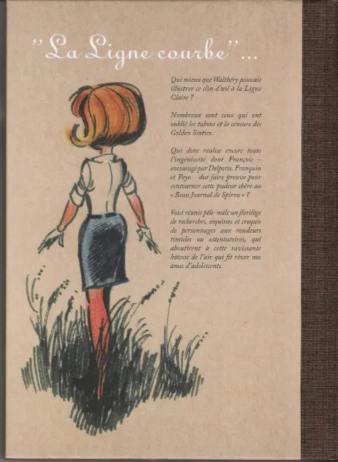 Verso de l'album La ligne courbe