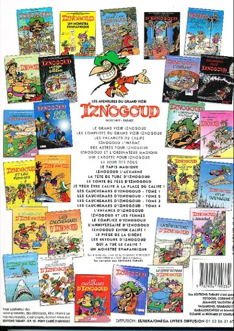 Verso de l'album Iznogoud Tome 15 L'enfance d'Iznogoud