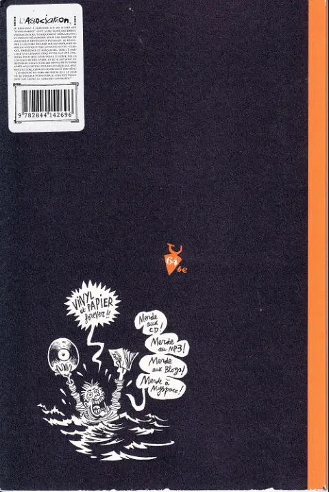 Verso de l'album Lock groove comix N° 1