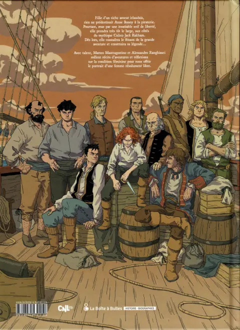 Verso de l'album Anne Bonny