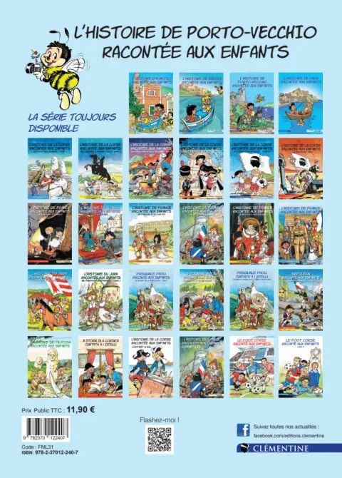 Verso de l'album L'histoire de Porto-Vecchio racontée aux enfants