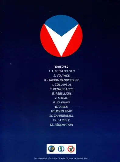 Verso de l'album Michel Vaillant Tome 13 Rédemption