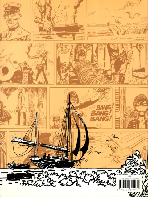 Verso de l'album Corto Maltese Tome 5 Sous le drapeau des pirates