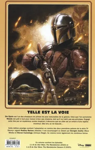 Verso de l'album Star Wars - The Mandalorian The Mandalorian