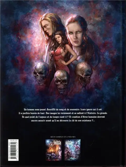 Verso de l'album Dark Blood Tome 2 Lumière noire