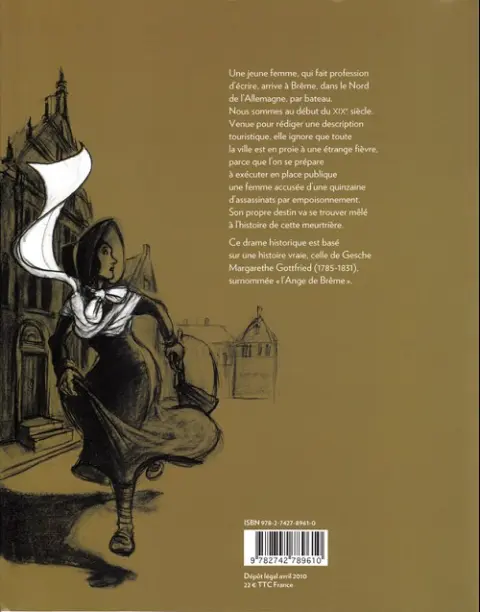 Verso de l'album L'Empoisonneuse