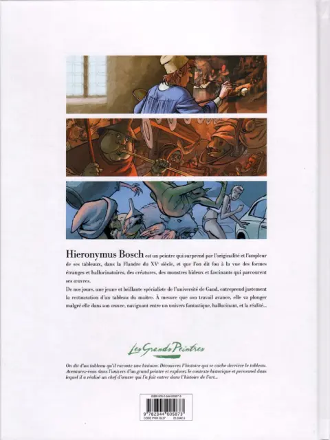 Verso de l'album Les Grands Peintres Tome 9 Bosch