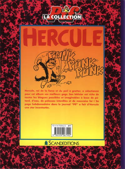 Verso de l'album Hercule Mon bétisier