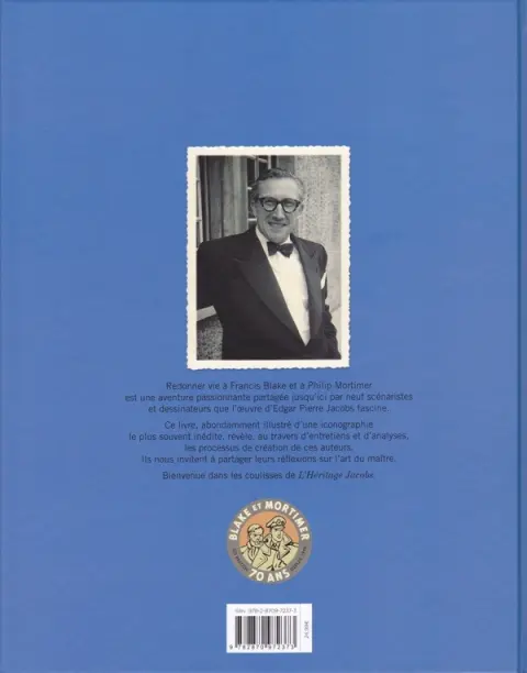 Verso de l'album L'Héritage Jacobs