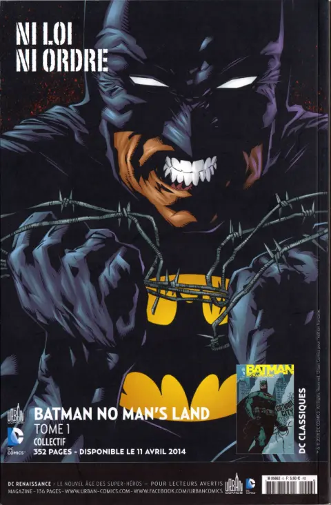 Verso de l'album Justice League Saga #6 Trinity war : la guerre des ligues ! (partie 1/2)