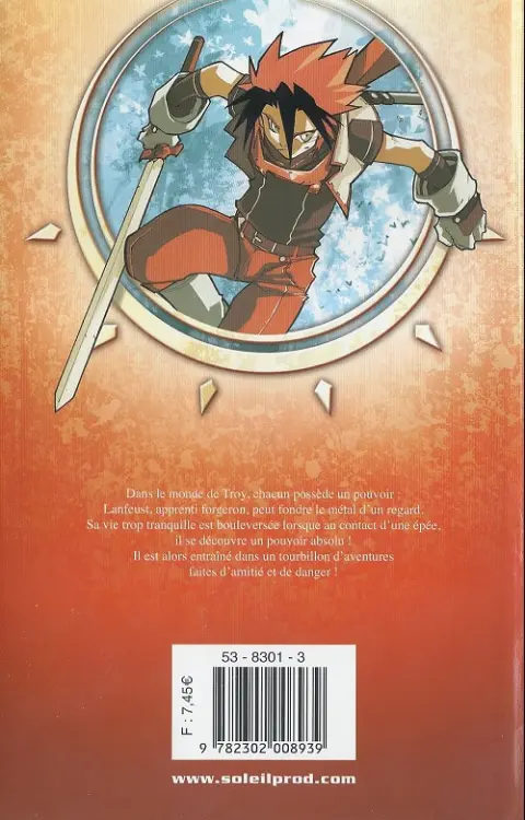 Verso de l'album Lanfeust Quest 5