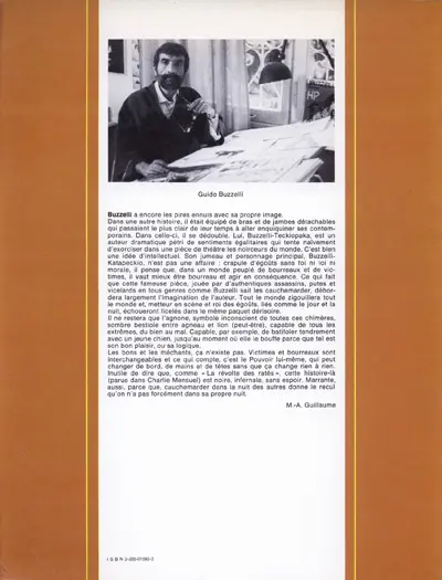 Verso de l'album L'Agnone