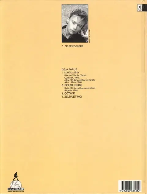 Verso de l'album Madila Tome 4 Zelda et moi