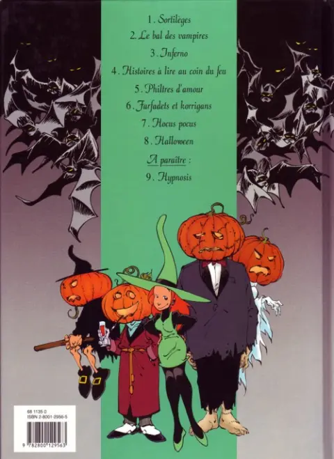 Verso de l'album Mélusine Tome 8 Halloween