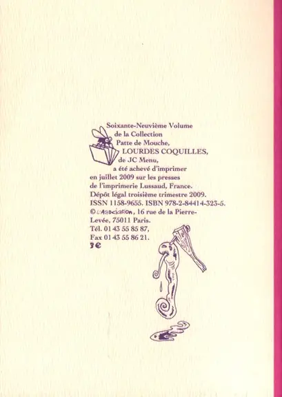 Verso de l'album Mont-Vérité Chrono-Poche Tome 2 Lourdes Coquilles